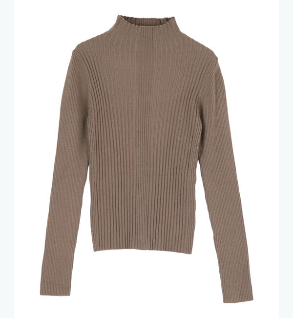 titivate「ランダムリブハイネックニット」|ニット・セーター|