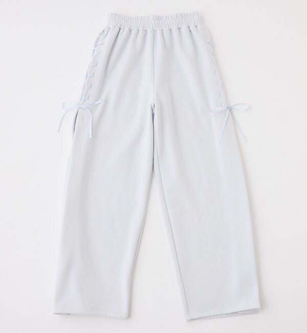  「【セットアップ可能】レースアップカットパンツ」|その他|