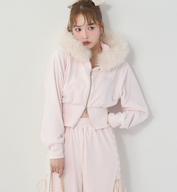  「【セットアップ可能】レースアップカットパンツ」|その他|