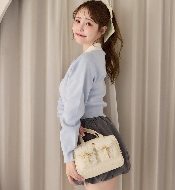  「配色襟付きニット」|ニット・セーター|