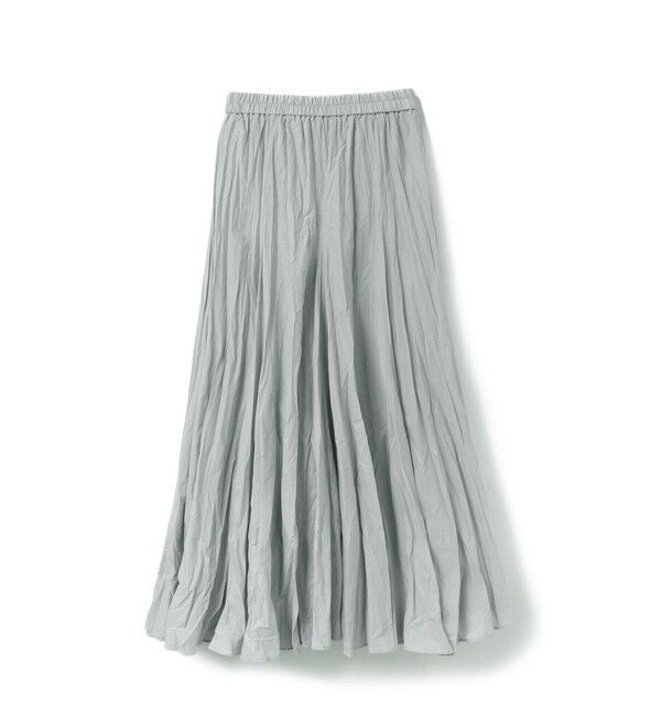 mizuiro ind「mizuiro ind ボリュームフレアスカート」|スカート|ライトグレー