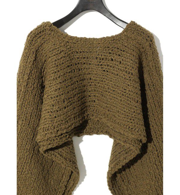 MIDIUMISOLID「MIDIUMISOLID for Ladies ケープボレロ」|ニット・セーター|