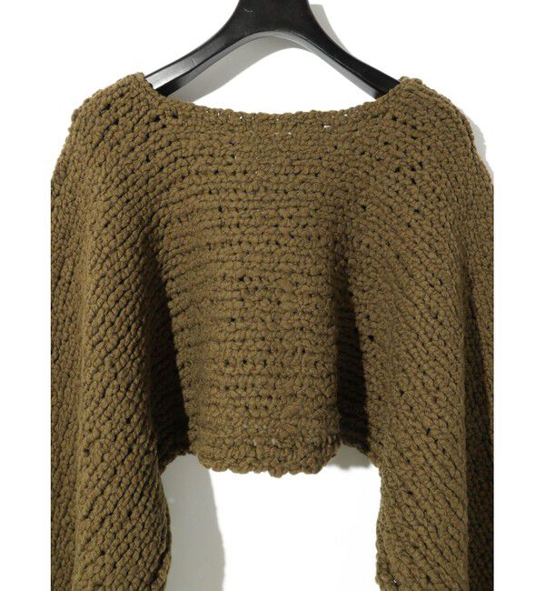 MIDIUMISOLID「MIDIUMISOLID for Ladies ケープボレロ」|ニット・セーター|