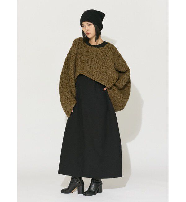 MIDIUMISOLID「MIDIUMISOLID for Ladies ケープボレロ」|ニット・セーター|