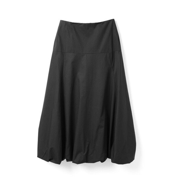 mizuiro ind「mizuiro ind ロングフレアバルーンスカート」|スカート|ブラック