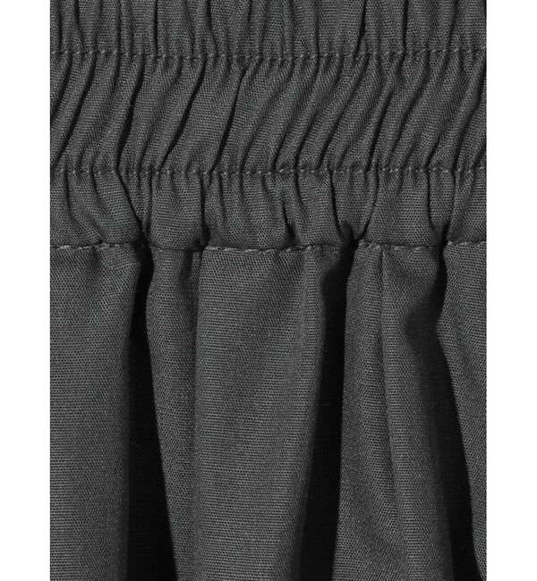 MIDIUMISOLID「MIDIUMISOLID for Ladies タックギャザーボリュームスカート」|スカート|