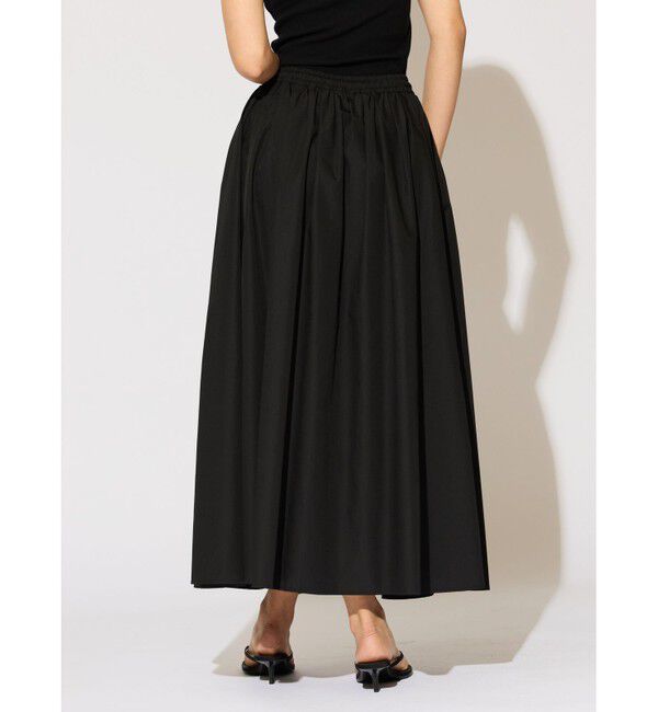 MIDIUMISOLID「MIDIUMISOLID for Ladies タックギャザーボリュームスカート」|スカート|