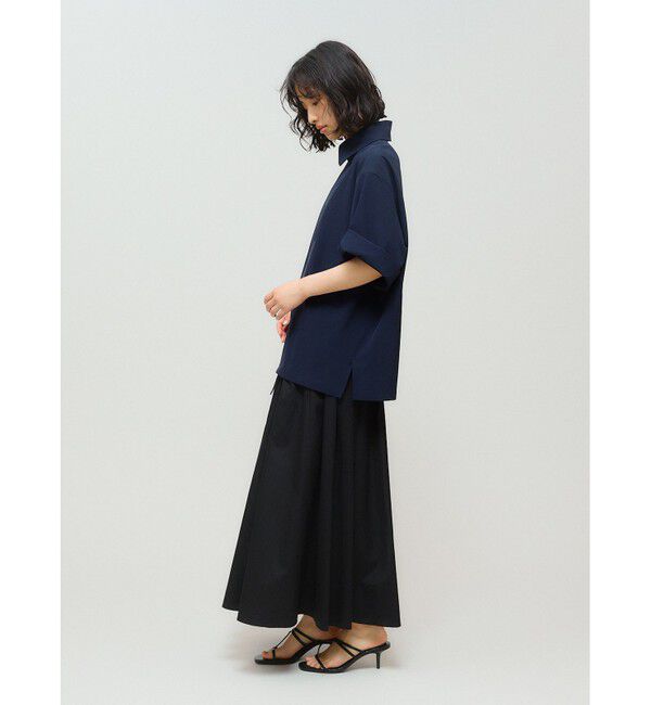 MIDIUMISOLID「MIDIUMISOLID for Ladies タックギャザーボリュームスカート」|スカート|