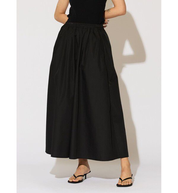 MIDIUMISOLID「MIDIUMISOLID for Ladies タックギャザーボリュームスカート」|スカート|