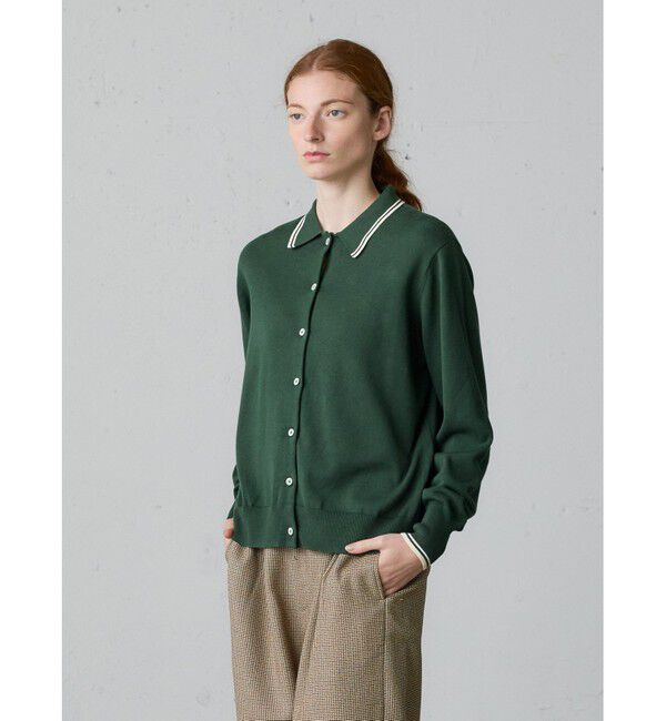 MidiUmi「MidiUmi ポロニットカーディガン」|カーディガン|