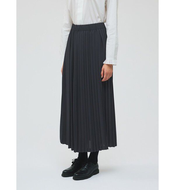 mizuiro ind「mizuiro ind ロングプリーツスカート」|スカート|