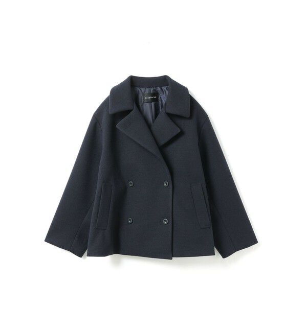 mizuiro ind「mizuiro ind ピーコート」|ピーコート|ネイビー