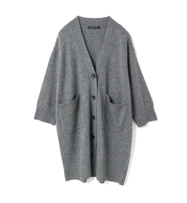 mizuiro ind「mizuiro ind ワイドVネックカーディガン」|カーディガン|