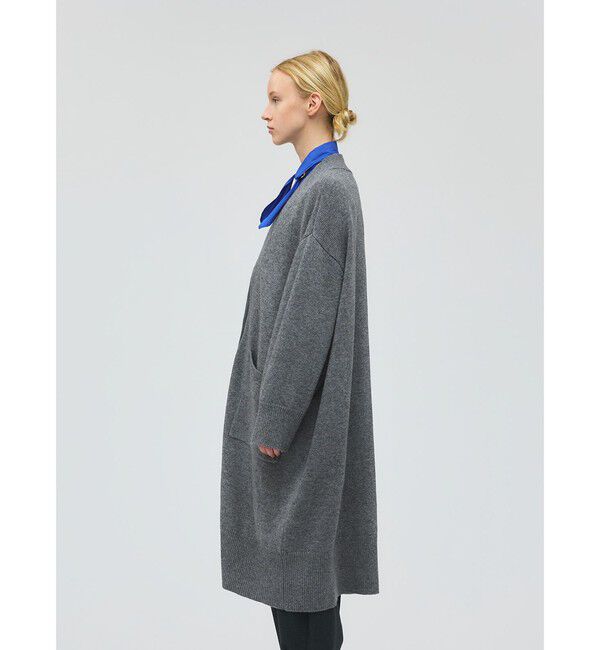 mizuiro ind「mizuiro ind ワイドVネックカーディガン」|カーディガン|