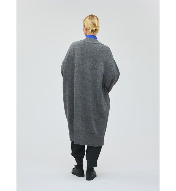 mizuiro ind「mizuiro ind ワイドVネックカーディガン」|カーディガン|