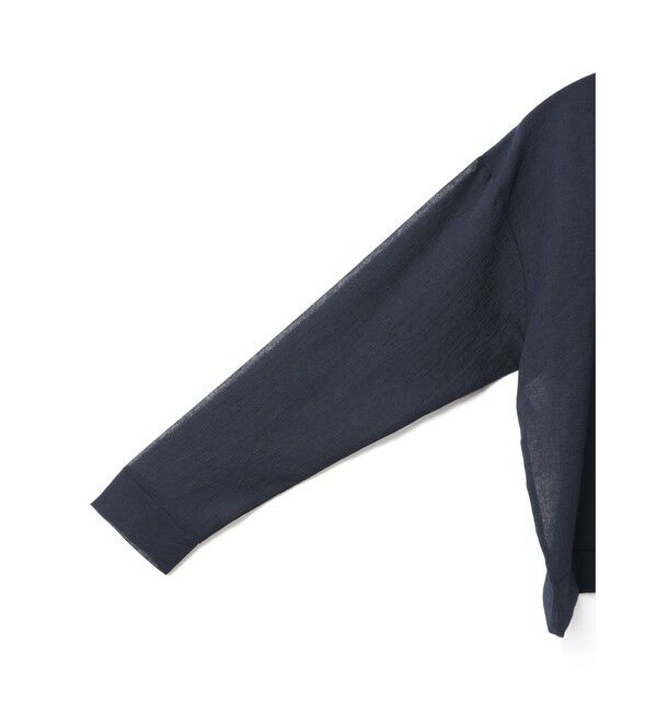 mizuiro ind「mizuiro ind ワッシャーボイルVネックカーディガン」|カーディガン|