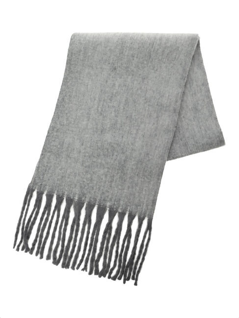 Samansa Mos2 blue「ボリュームフリンジマフラー」|その他|