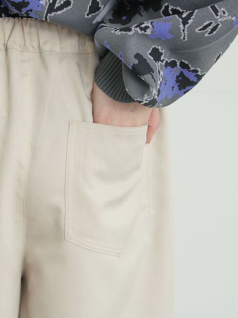 Samansa Mos2「サイド深タックバレルパンツ」|その他|