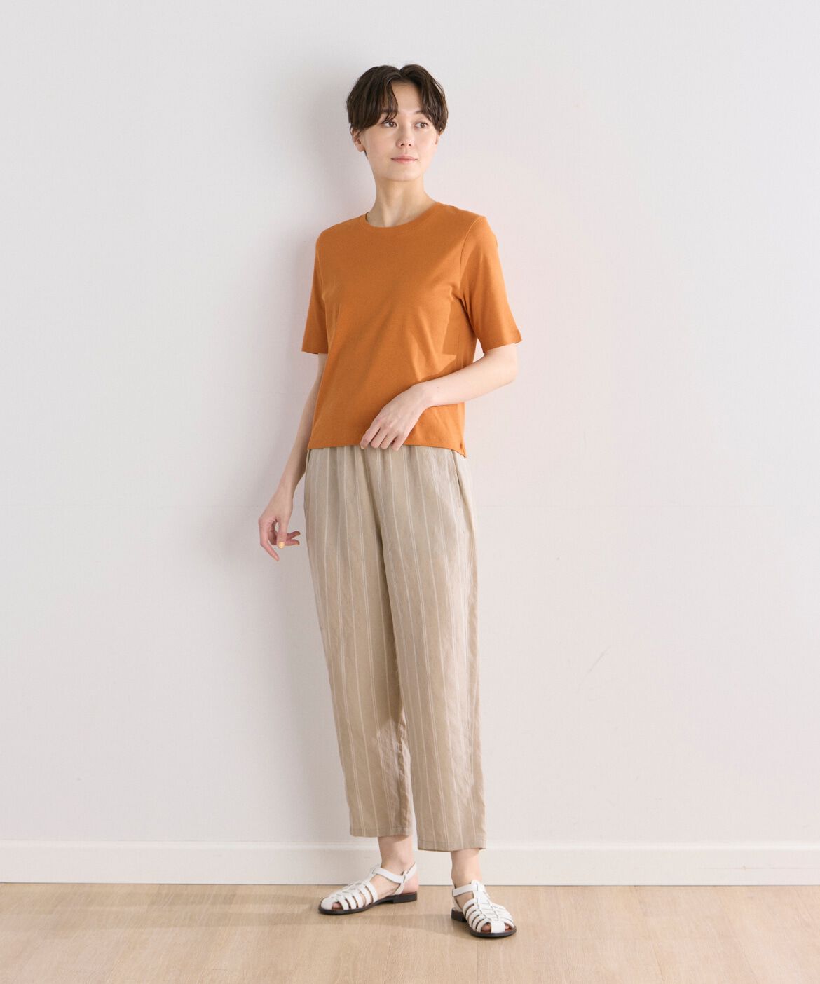 DAY by DAY it&rsquo;s international「ベーシッククルーネックTシャツ《スビン綿MIXフライス》」|Tシャツ・カットソー|