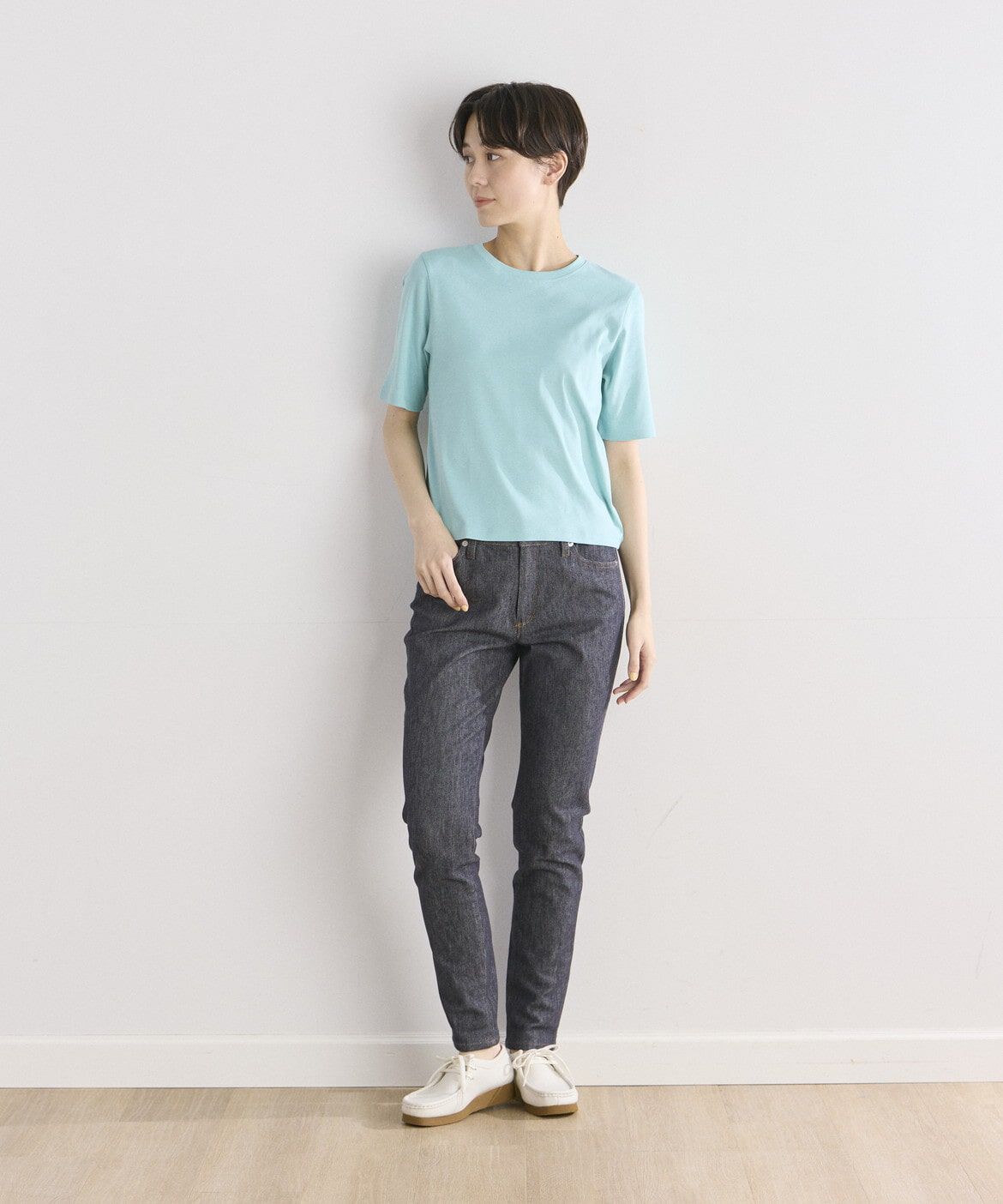 DAY by DAY it&rsquo;s international「ベーシッククルーネックTシャツ《スビン綿MIXフライス》」|Tシャツ・カットソー|