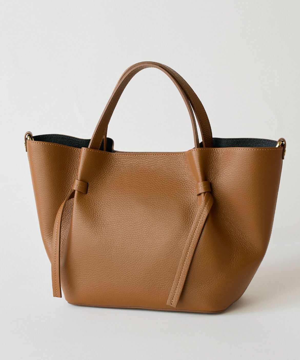 FAVORITE SUKINAMONO「ポーチ付き2wayトートバッグ《MARCO BIANCHINI》」|ハンドバッグ|キャメル1