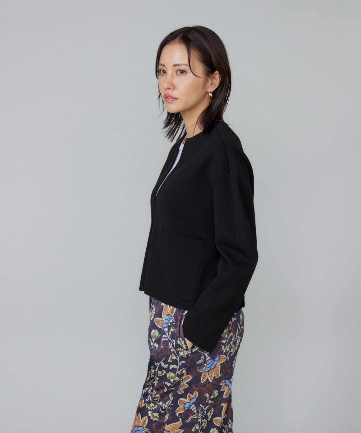 Le Souk「ミラノリブフォルムカーディガン」|カーディガン|