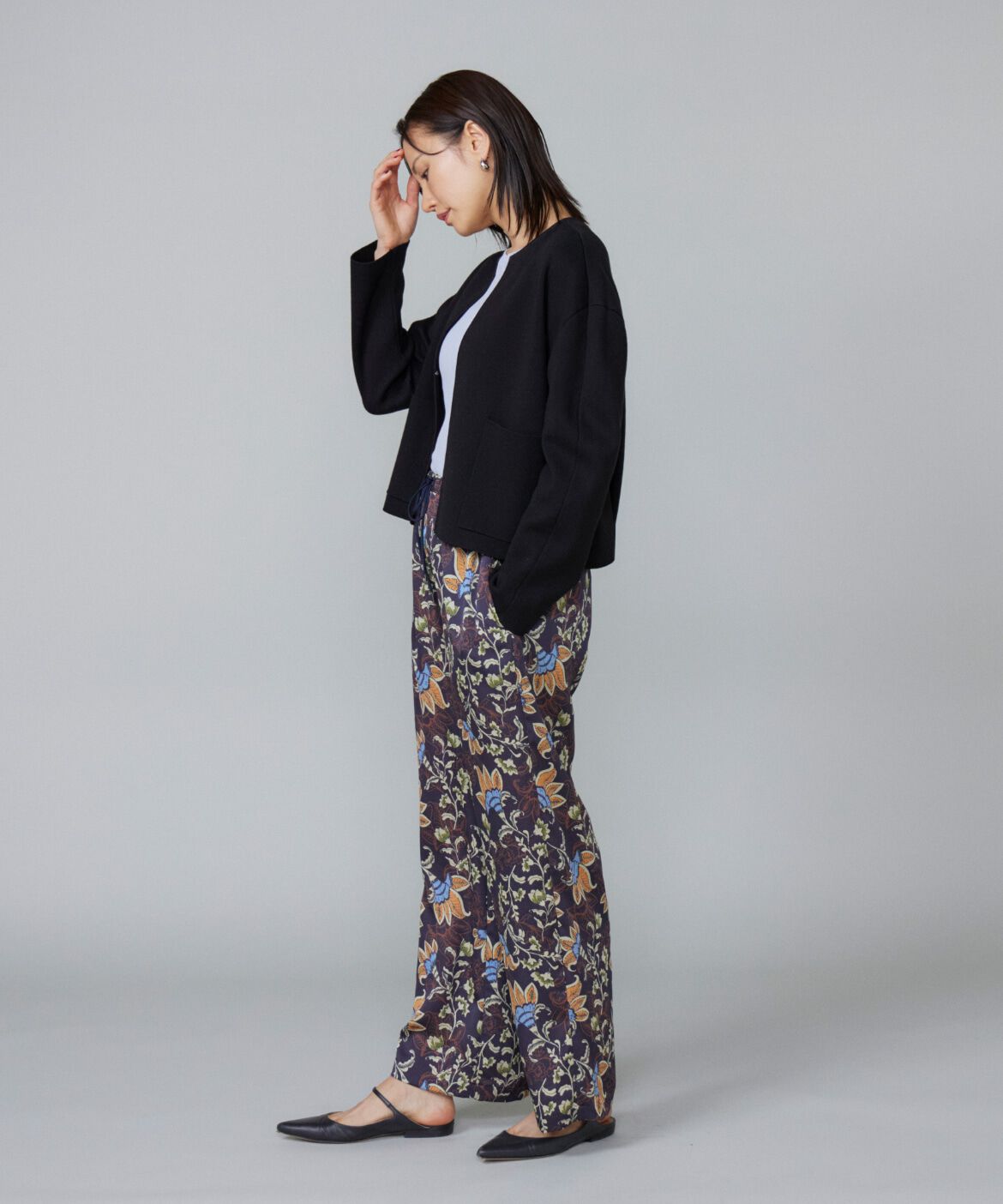 Le Souk「ミラノリブフォルムカーディガン」|カーディガン|