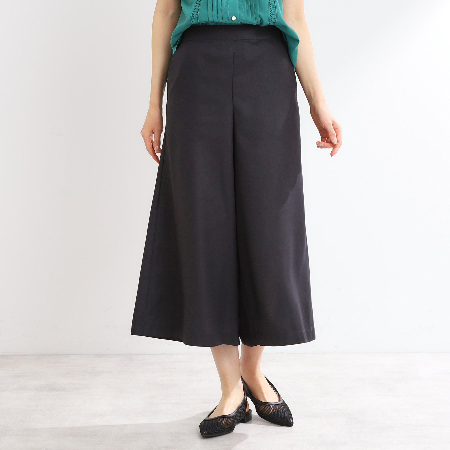 Reflect「【UVカット／マシンウォッシュ可】フレアスカーチョ」|その他|ブラック(019)