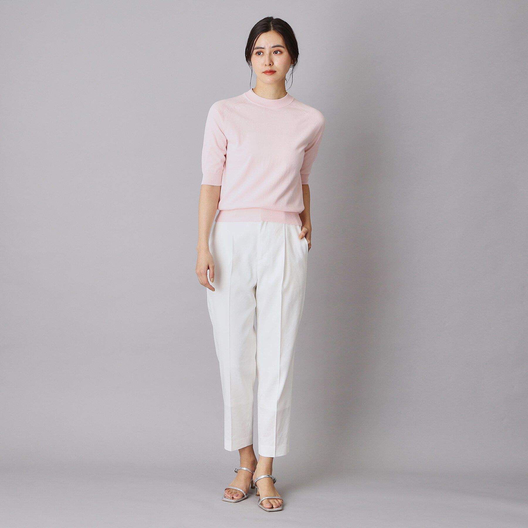 DRESSTERIOR「コットンリネンタックテーパードパンツ」|その他|