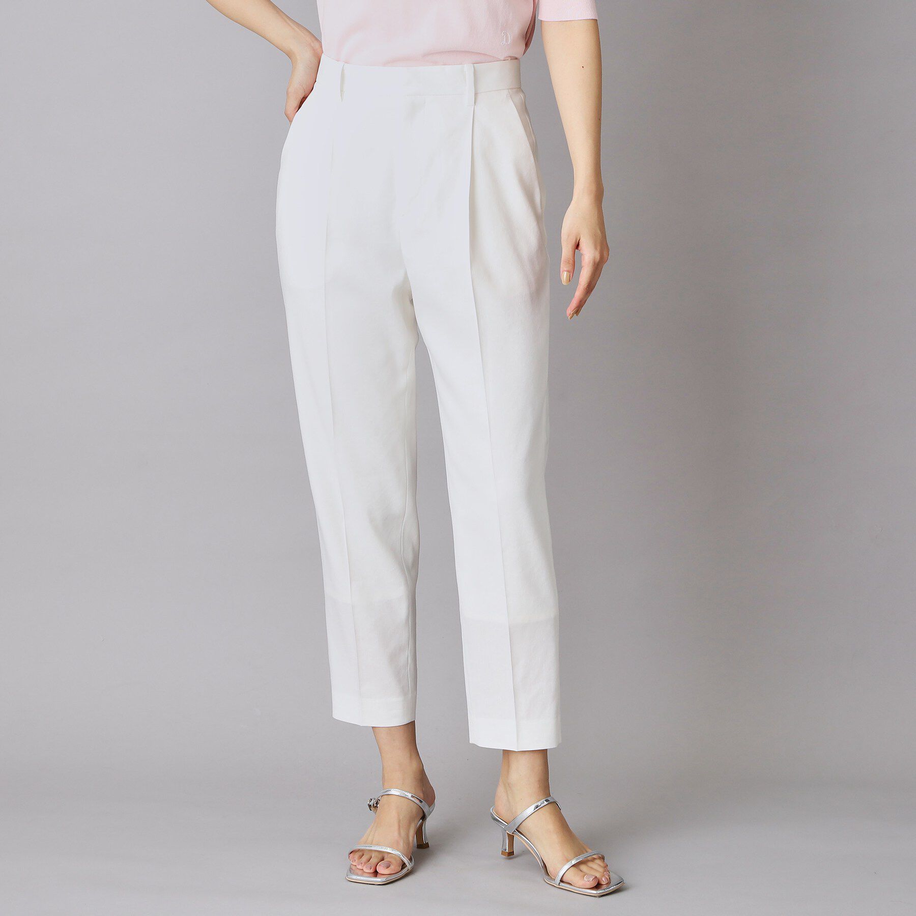 DRESSTERIOR「コットンリネンタックテーパードパンツ」|その他|