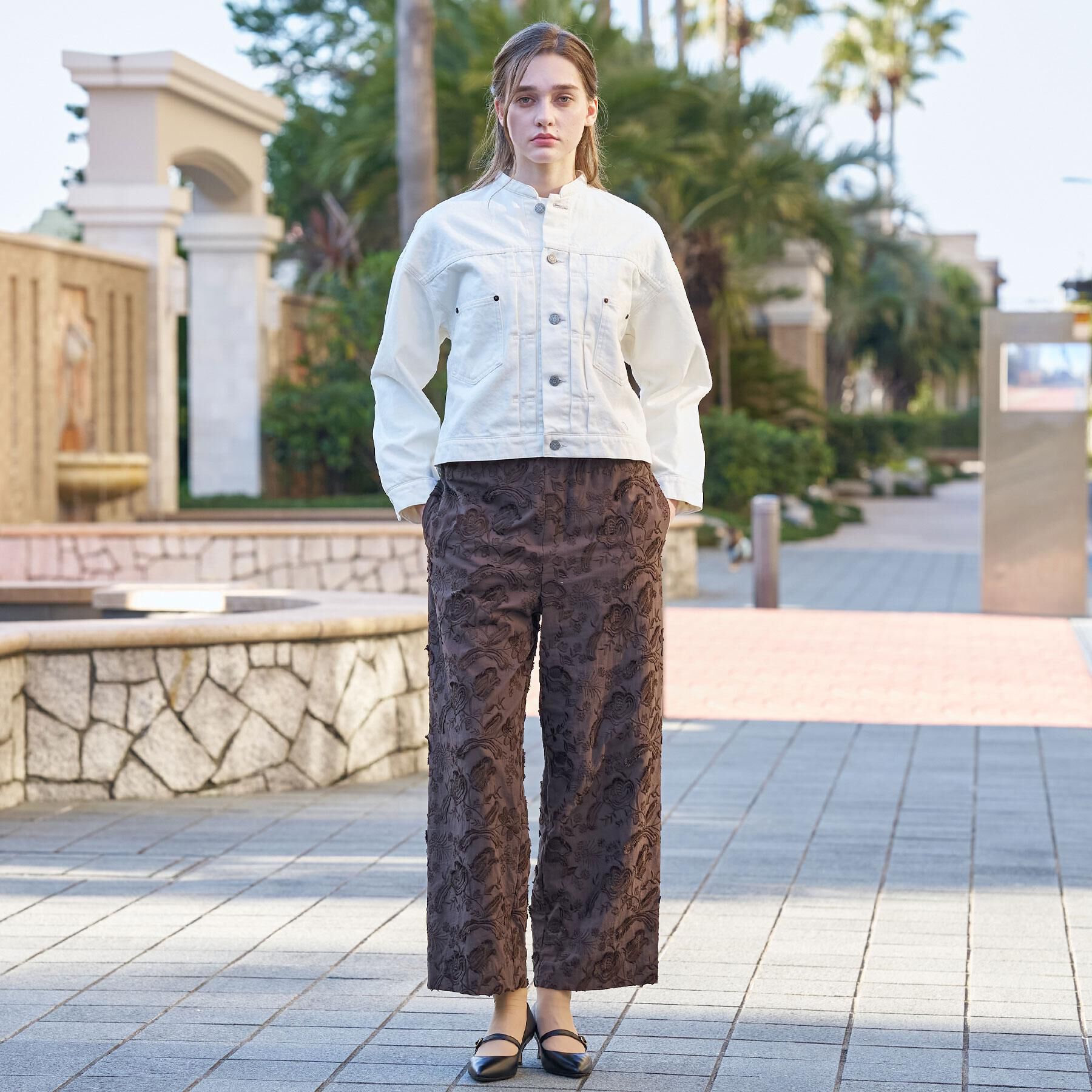 DRESSTERIOR「3Dエンブロイダリーイージーパンツ」|その他|