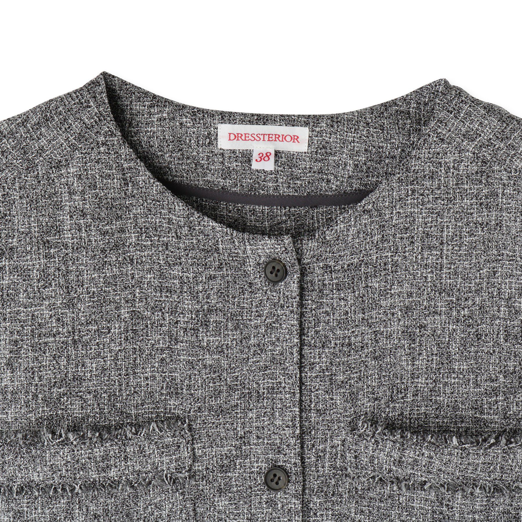 DRESSTERIOR「ウォッシャブルツイードライクワンピース」|ワンピース|