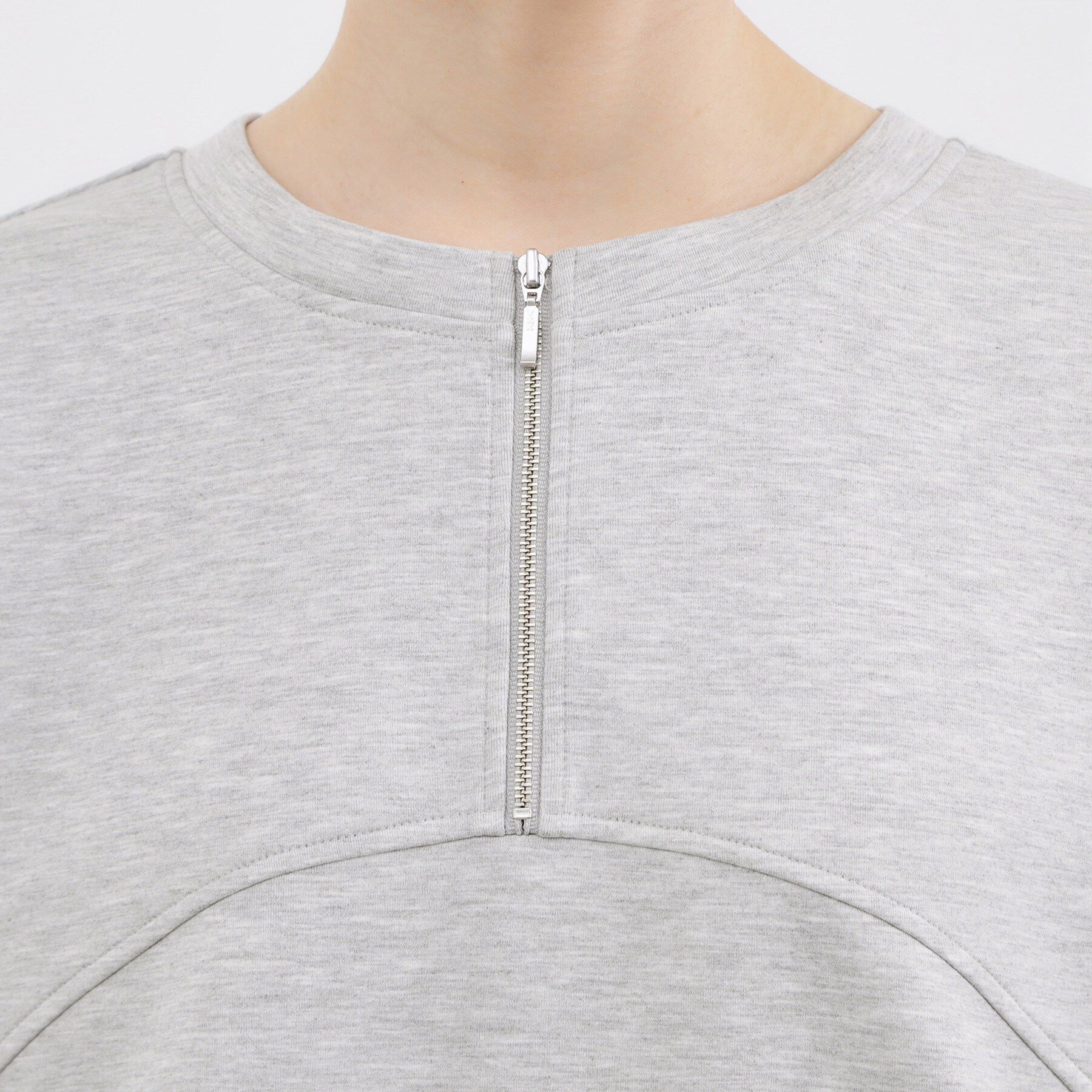 grove「2WAYハーフジップスウェット」|パーカー|