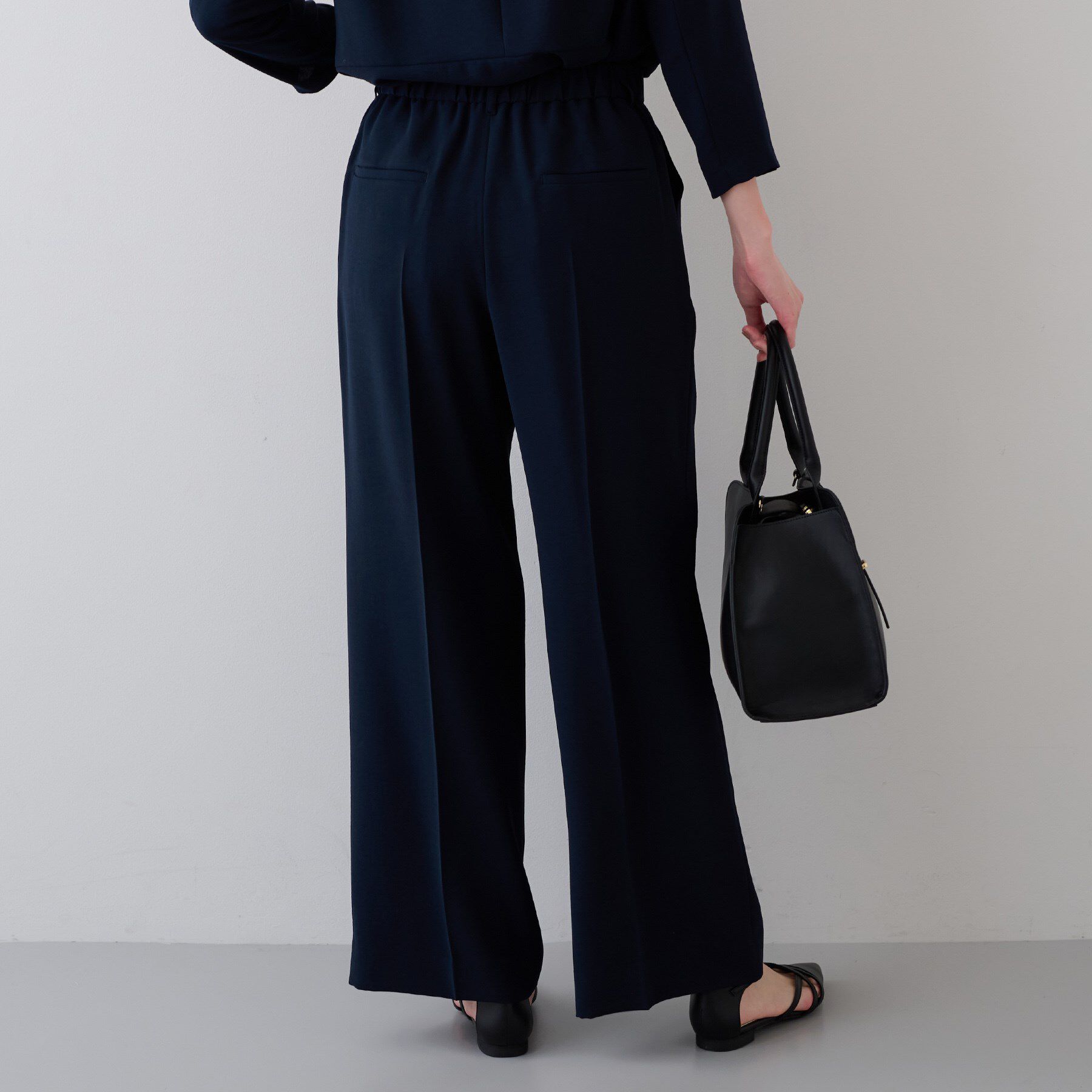 INDIVI「【着る日傘/遮熱/UVケア】ワイドパンツ」|スーツ|