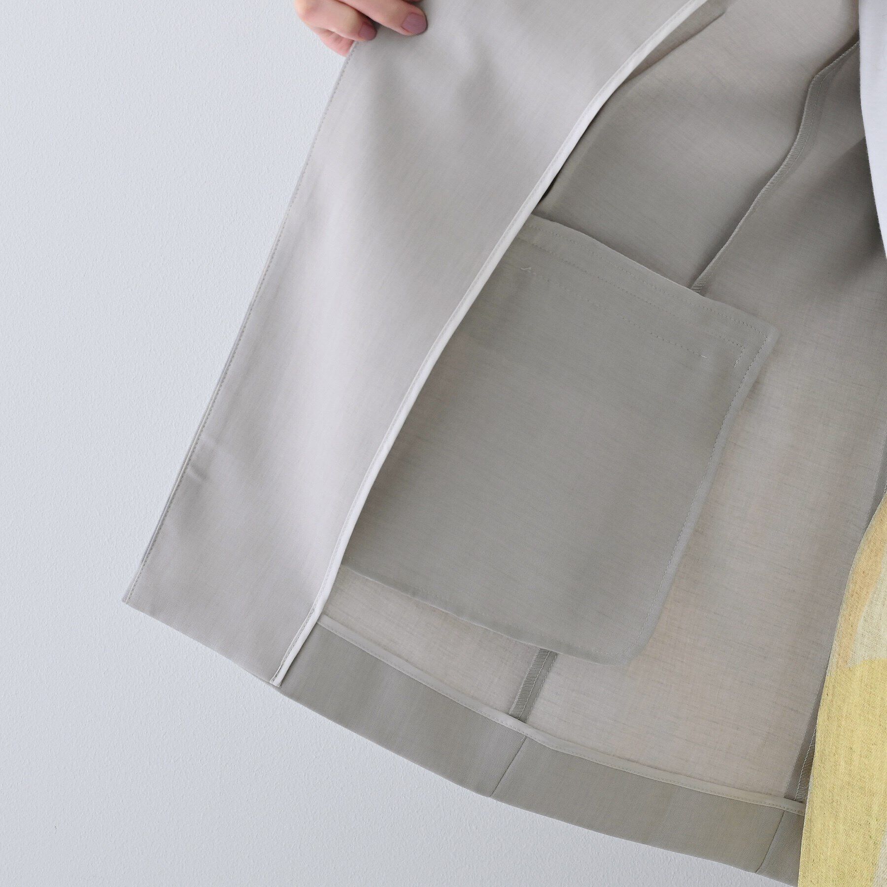 INDIVI「【洗える／バックシャン】ハンサムノーカラージャケット」|ノーカラージャケット|