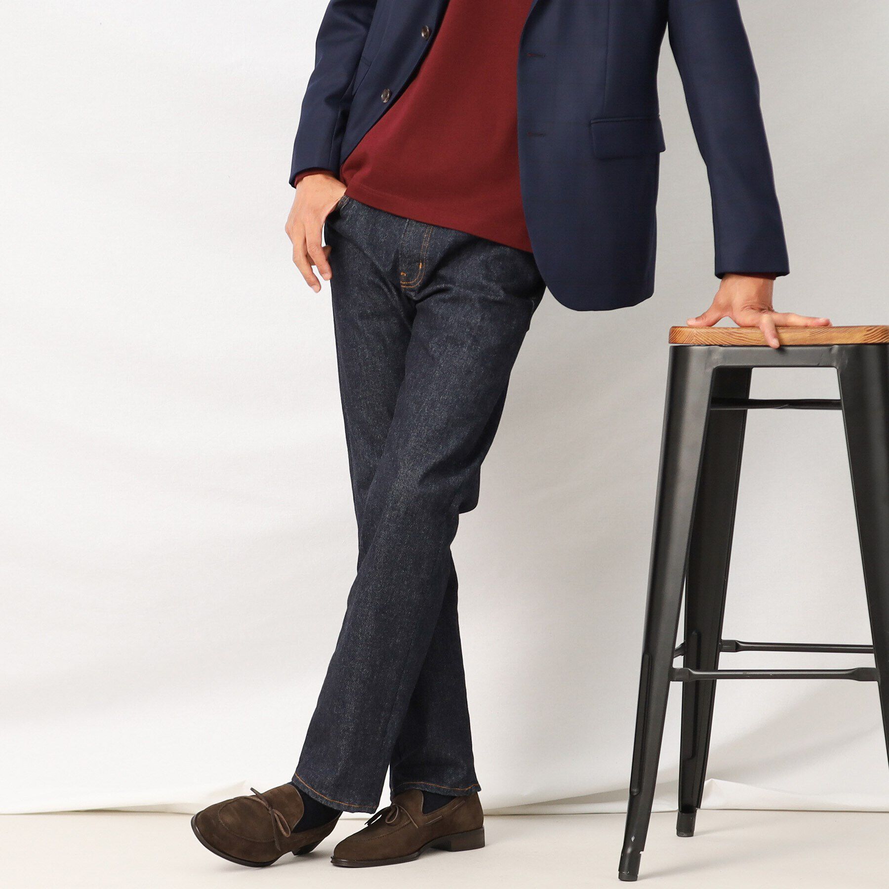 TAKEO KIKUCHI「【Sサイズ～】モンスターストレッチ リジッド デニム パンツ」|デニム|