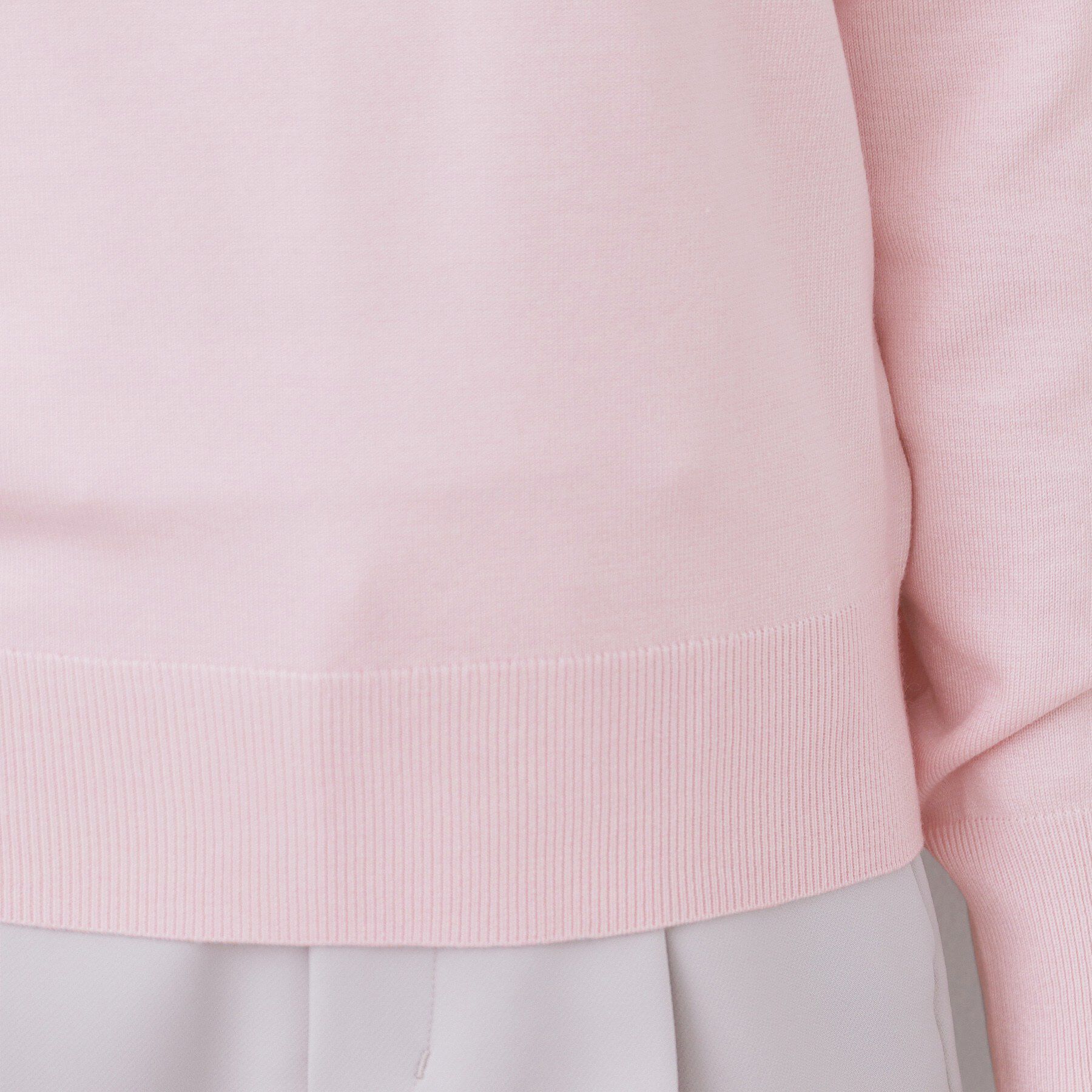 index「ゴールドパーツ付きハートネックニット【洗濯機OK】」|ニット・セーター|