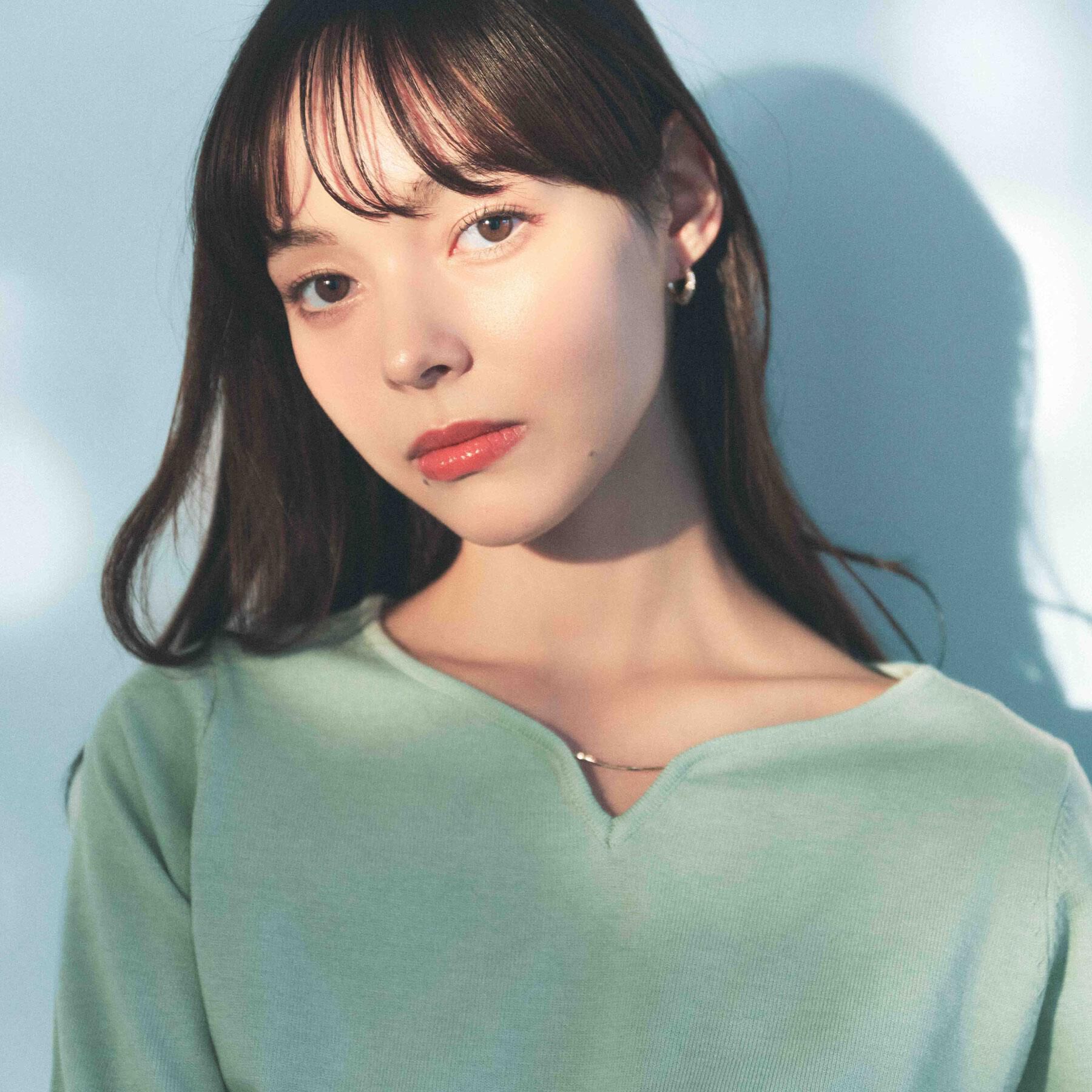 index「ゴールドパーツ付きハートネックニット【洗濯機OK】」|ニット・セーター|