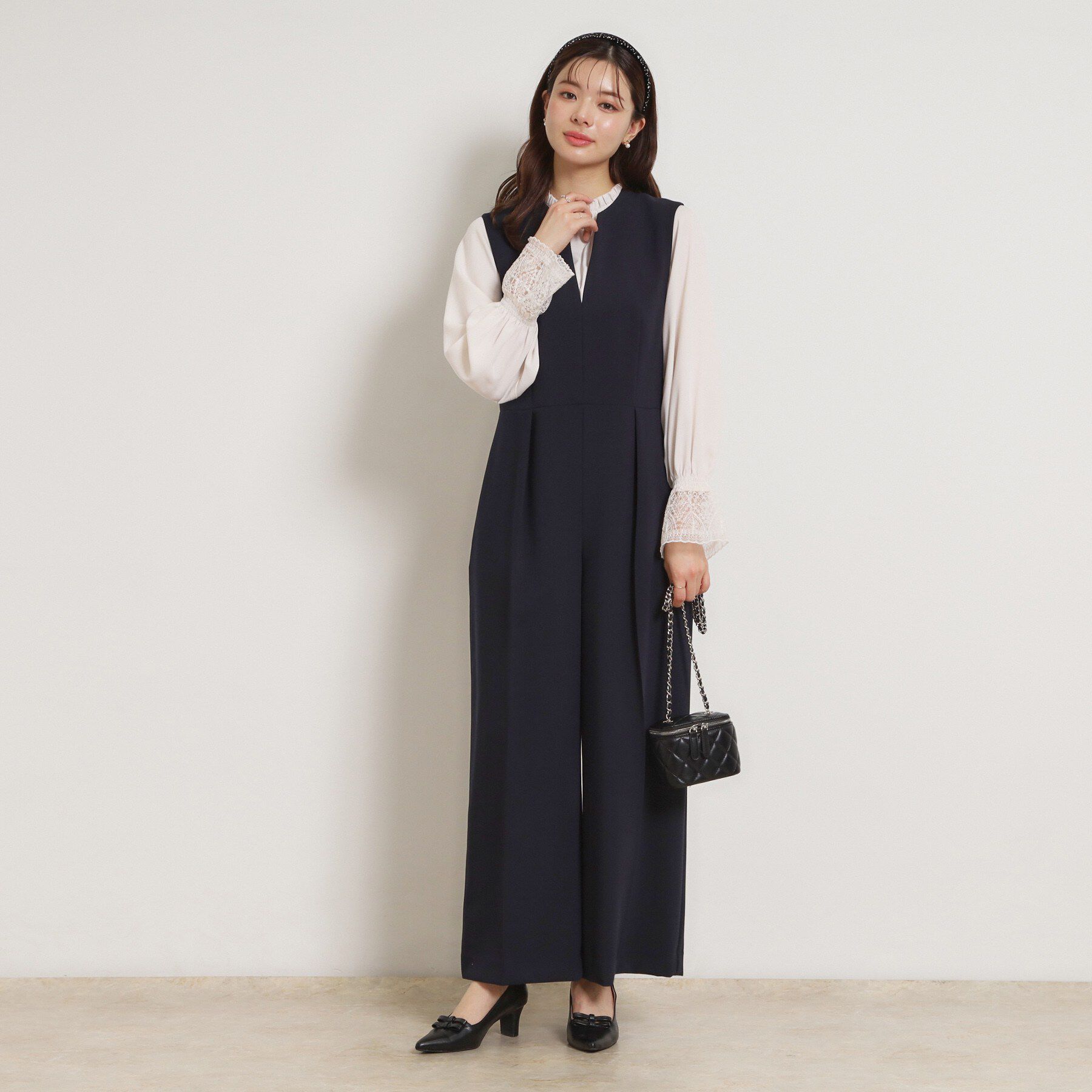 Couture broach「TRダブルクロスオールインワン」|オールインワン|