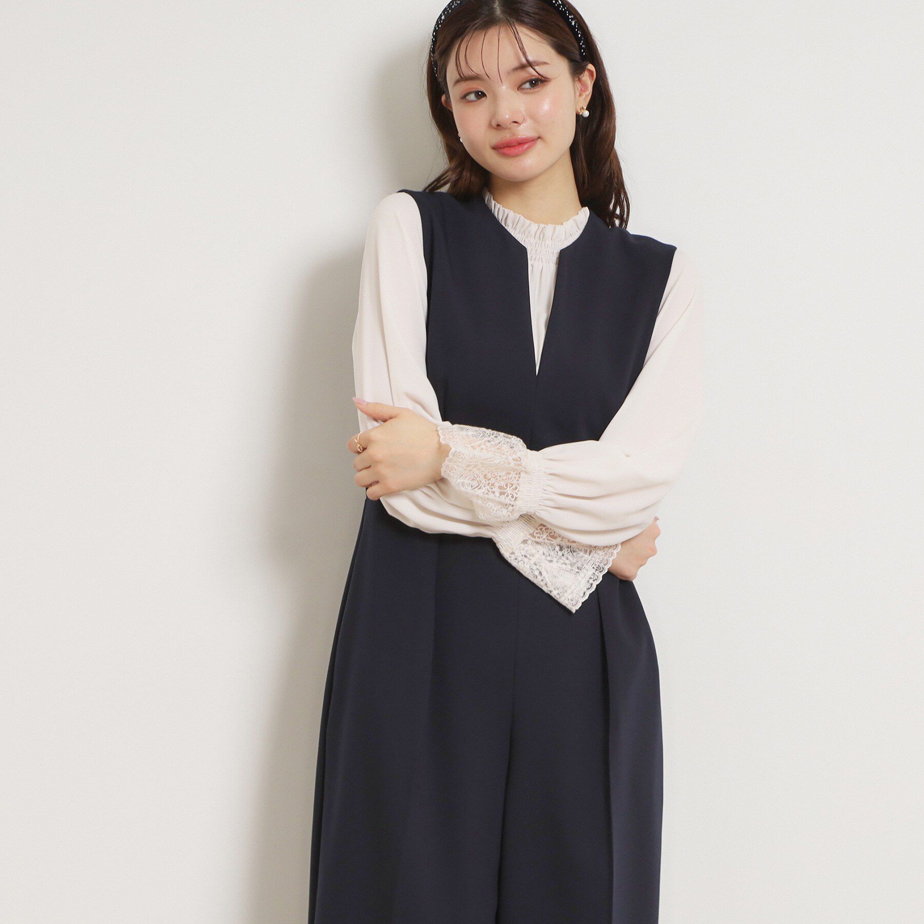 Couture broach「TRダブルクロスオールインワン」|オールインワン|