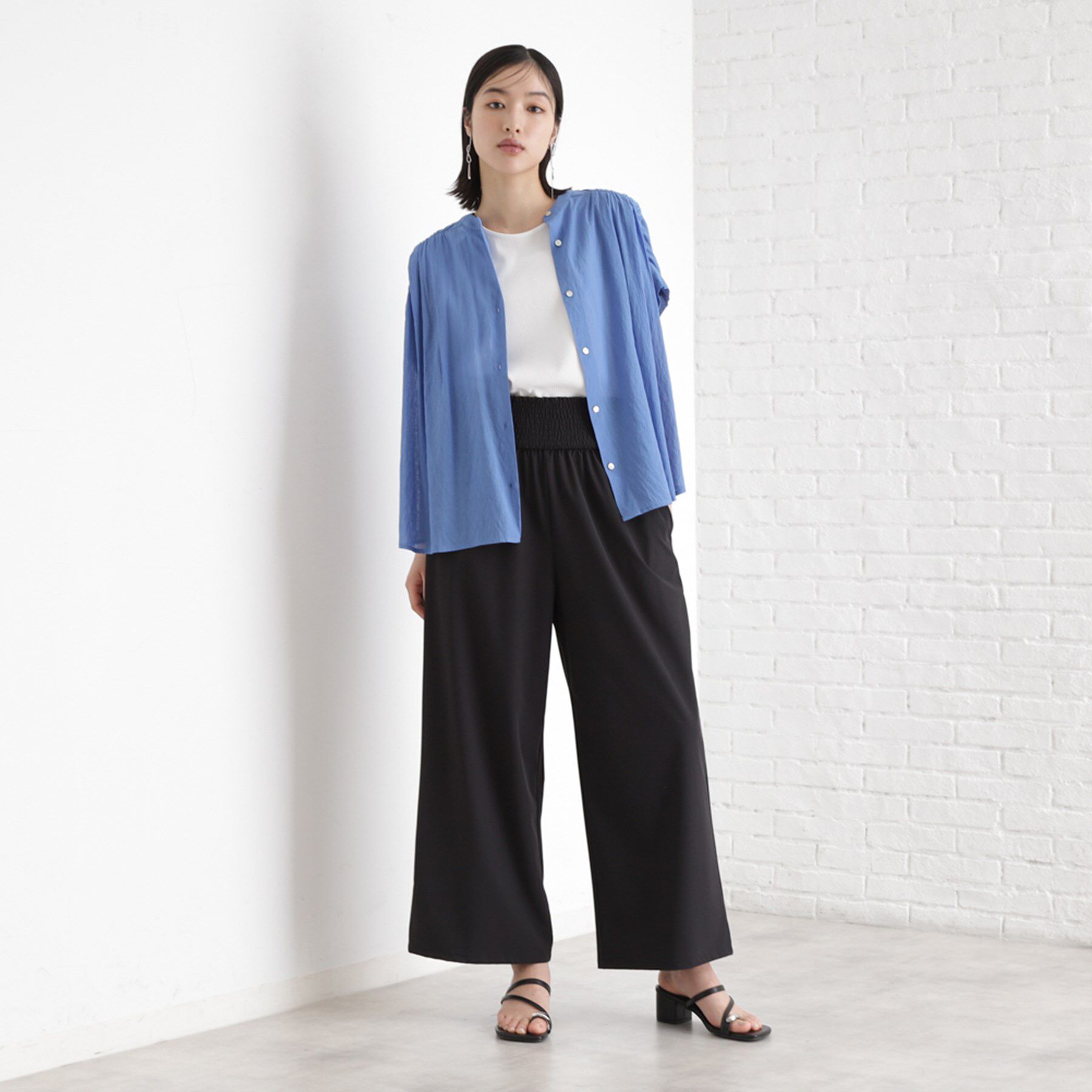 THE SHOP TK「ウエストシャーリングパンツ【撥水/接触冷感/UV/洗濯機OK】」|その他|