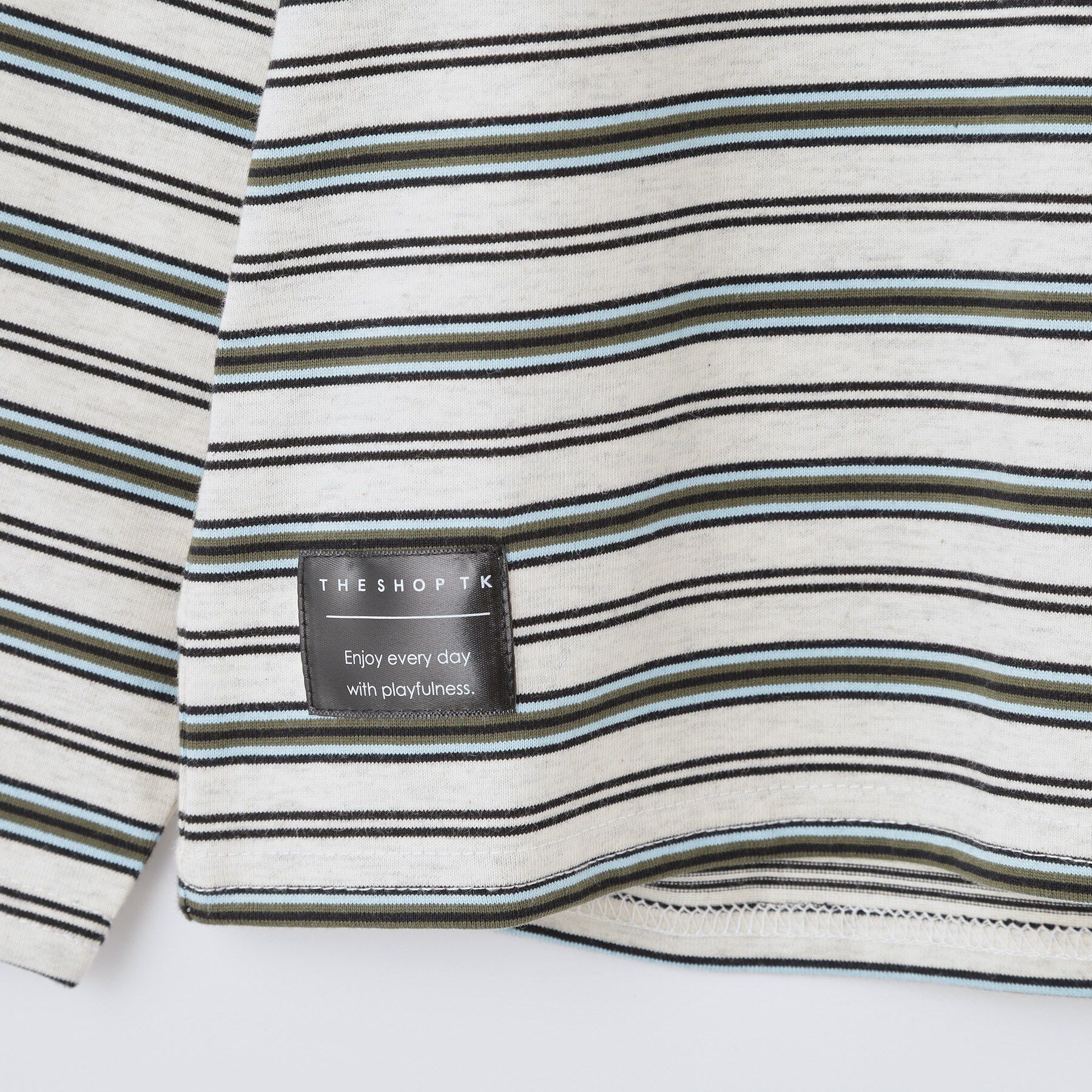 THE SHOP TK「【110-160】マルチボーダーロンT」|Tシャツ・カットソー|