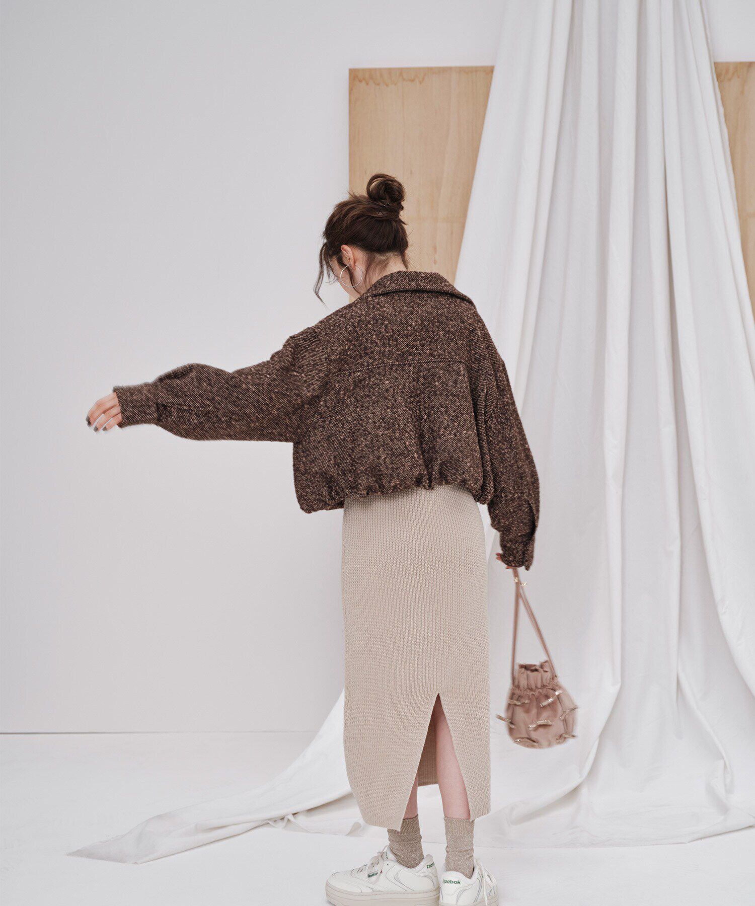  「コンパクトビスチェニットワンピース」|ワンピース|