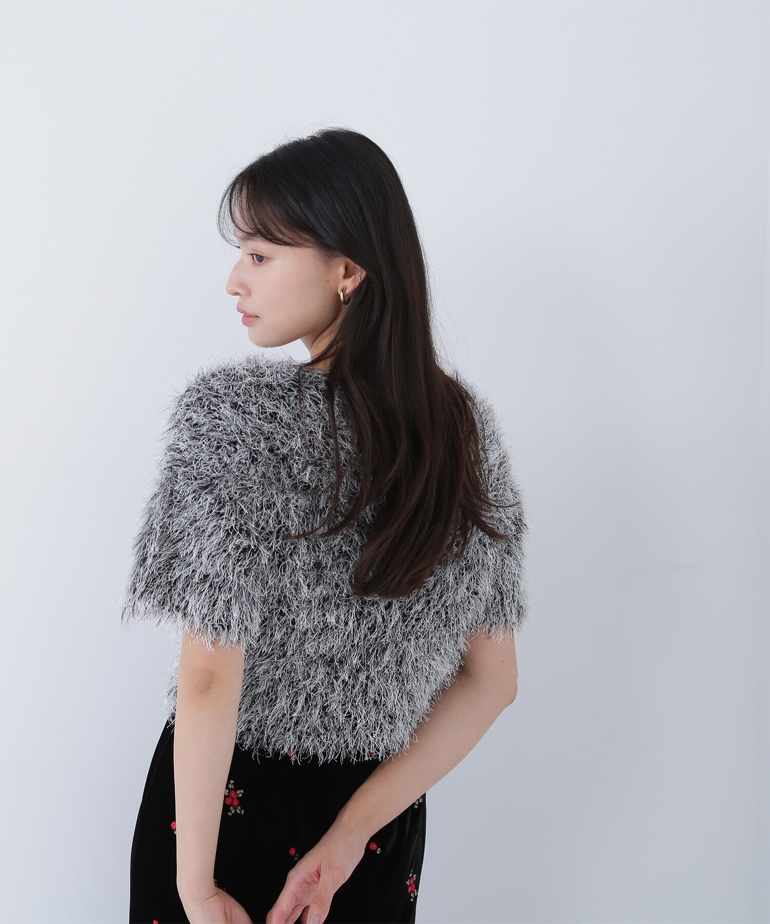  「ミックスシャギーニット」|ニット・セーター|