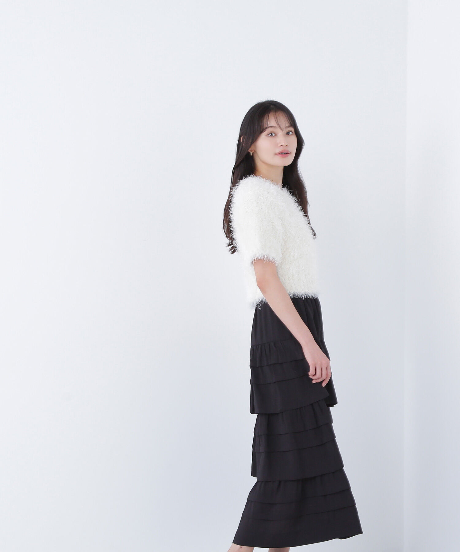  「ミックスシャギーニット」|ニット・セーター|