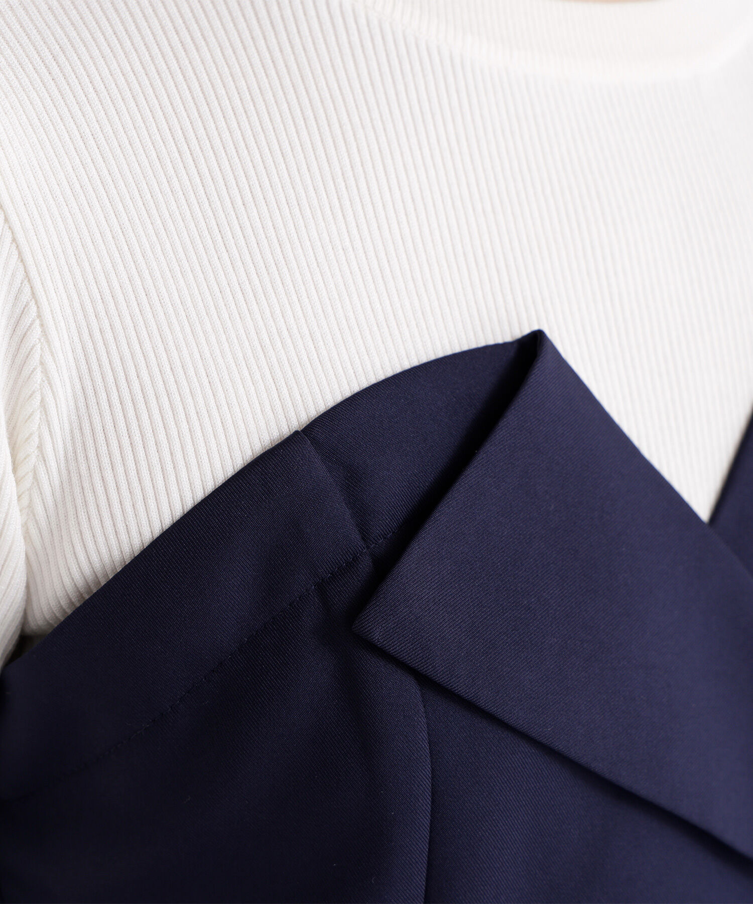  「トレンチディテールドッキングワンピース」|ワンピース|