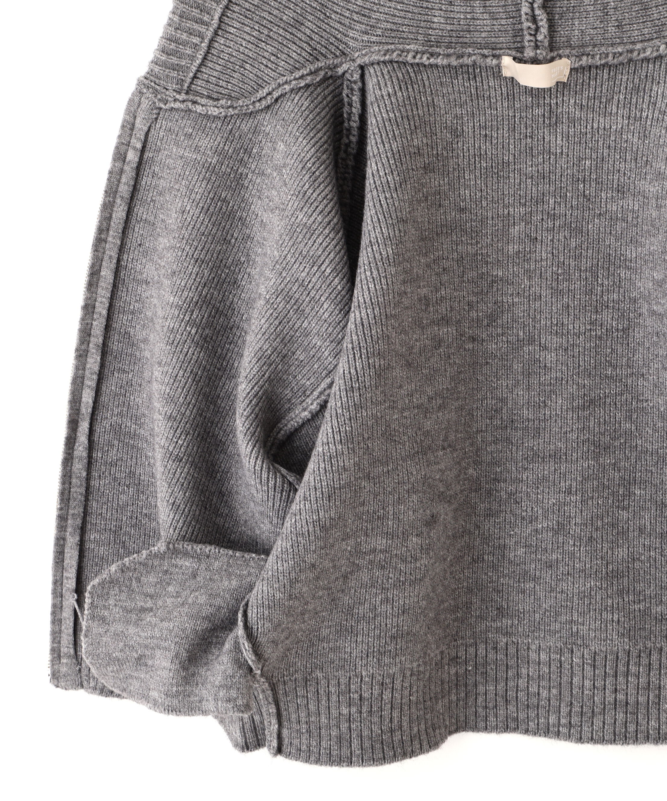  「ジップニットパーカー」|ニット・セーター|