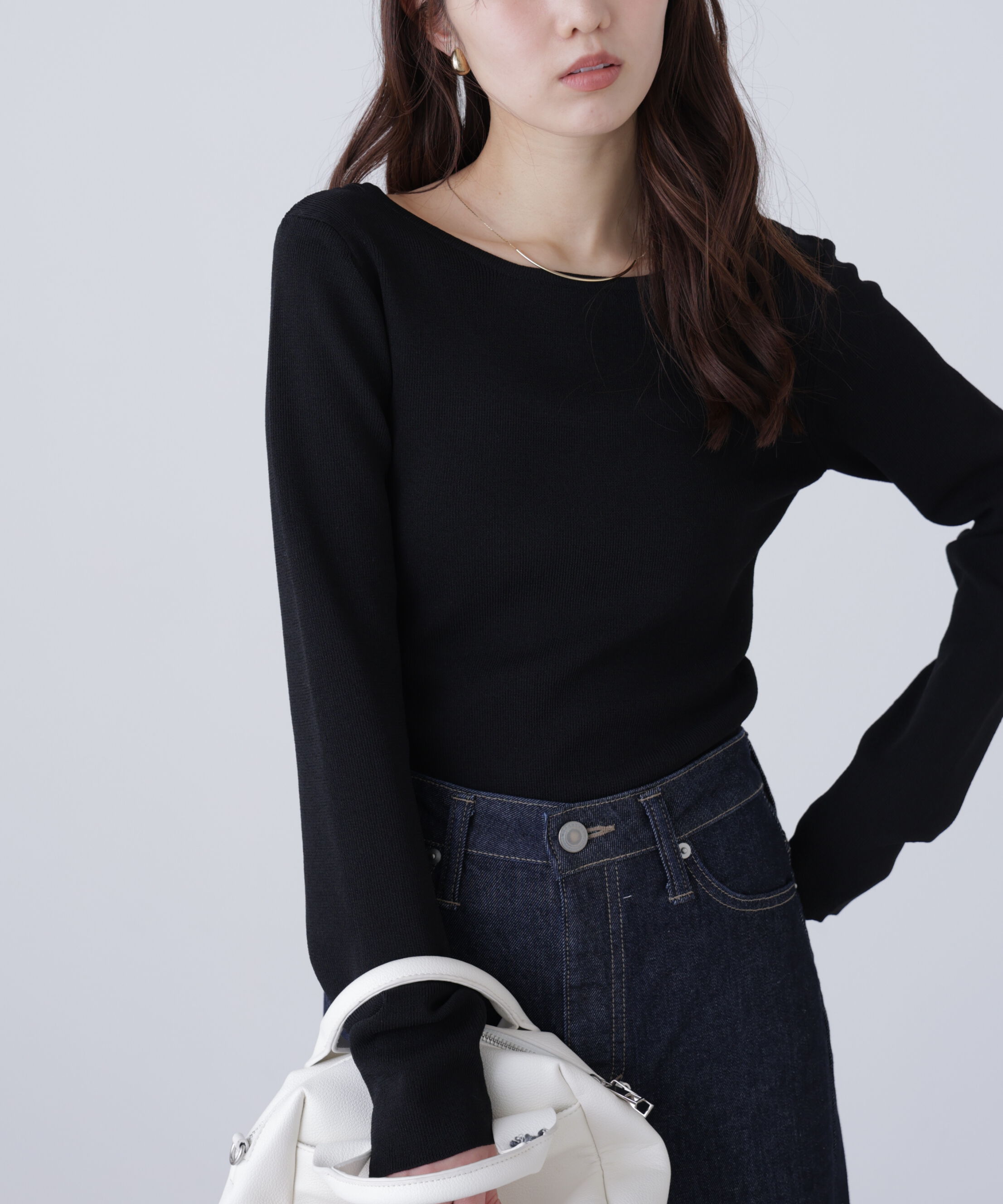  「バックオープンニット」|ニット・セーター|