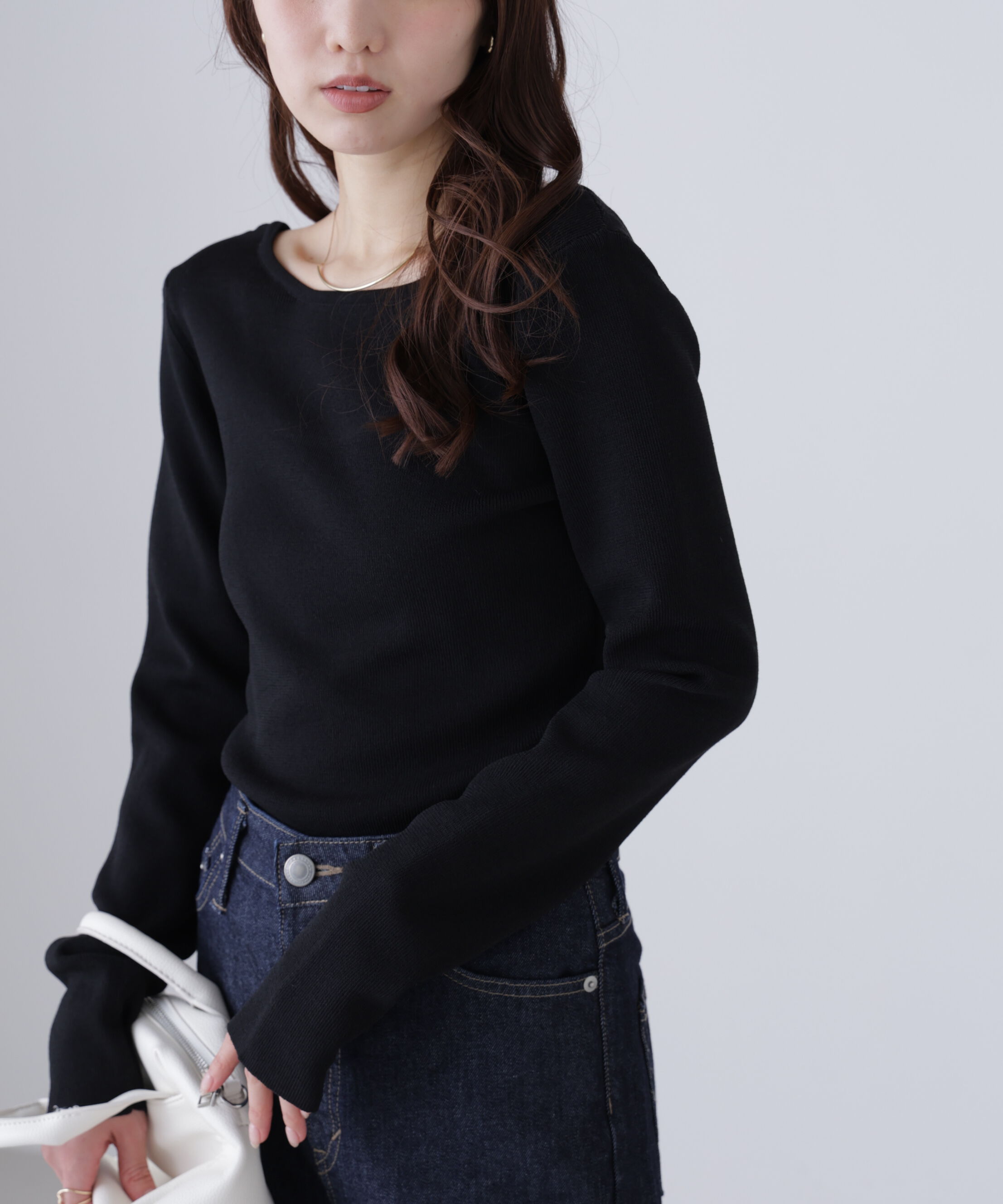  「バックオープンニット」|ニット・セーター|