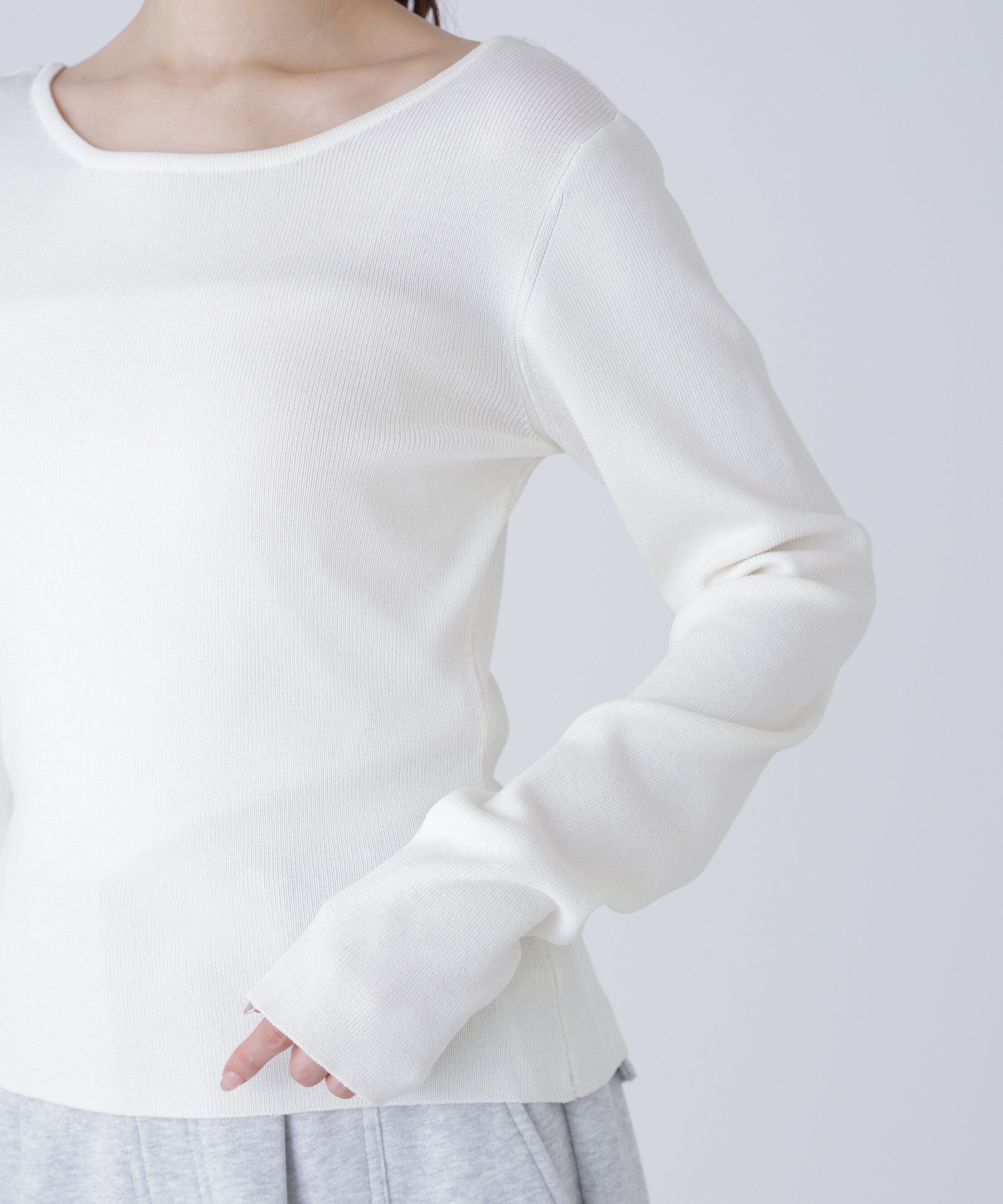  「バックオープンニット」|ニット・セーター|